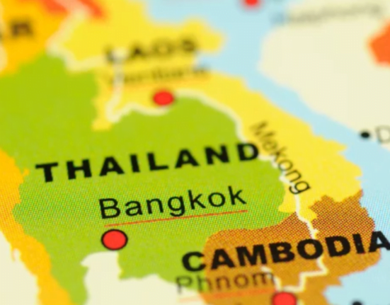 thailand map