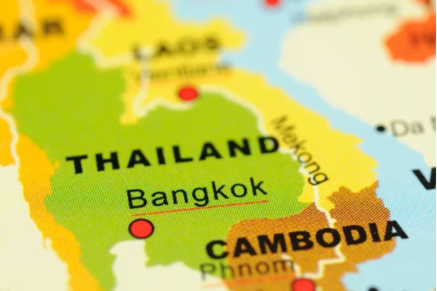 thailand map