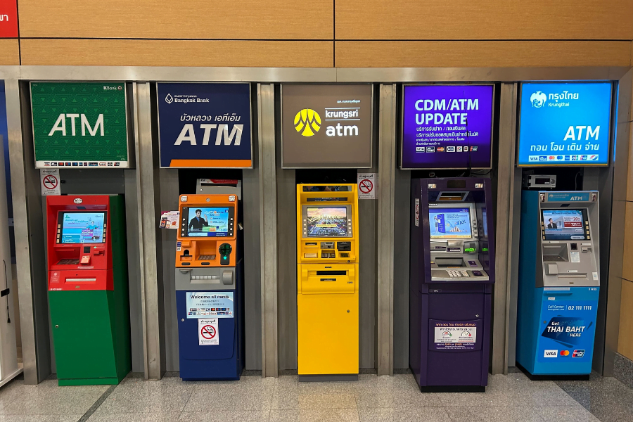 Bankautomaten in Thailand