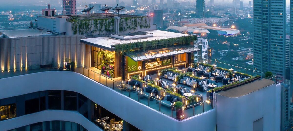 abar rooftop | the largest selections of gins in bangkok