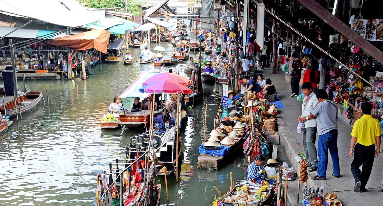 damnoen saduak floating market tour thailand's popular floating ...
