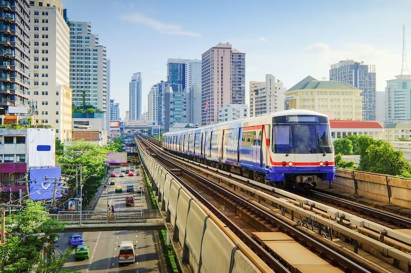bangkok skytrain getting around bangkok go guides