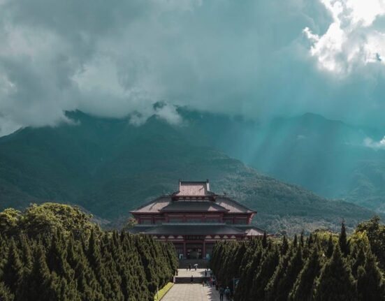 remote mountain town in thailand