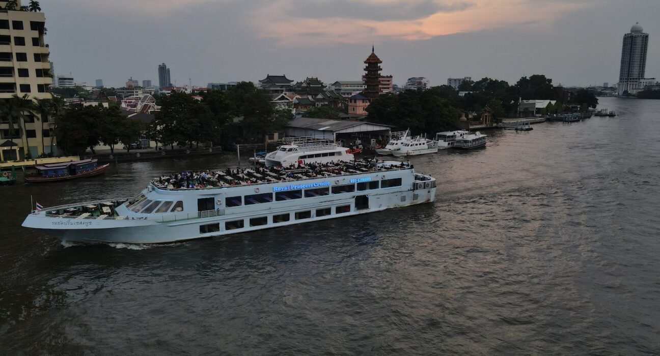 a boat on the water