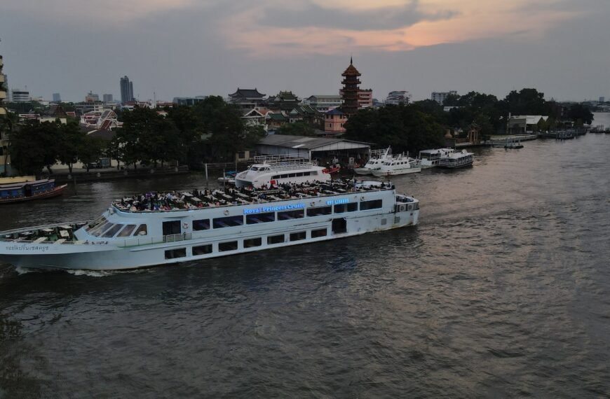 a boat on the water