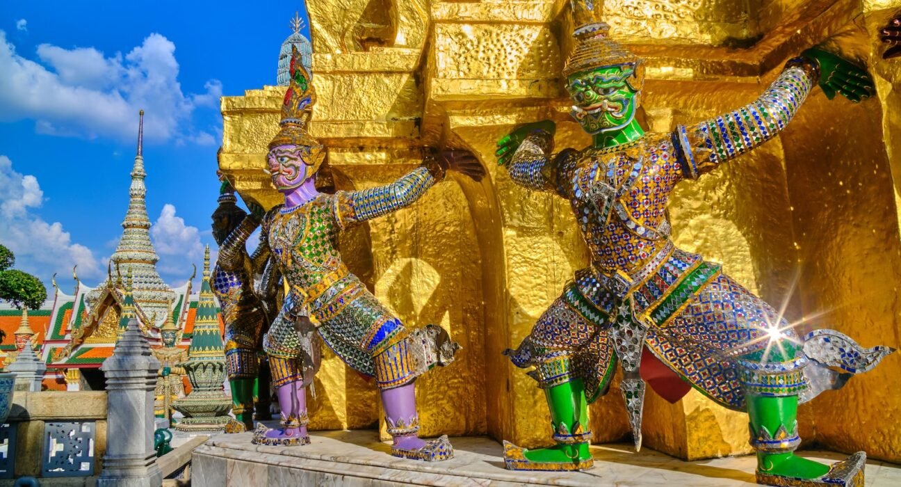 Yaksha Guardians, Wat Phra Kaew, Bangkok, Thailand