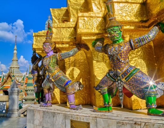 Yaksha Guardians, Wat Phra Kaew, Bangkok, Thailand