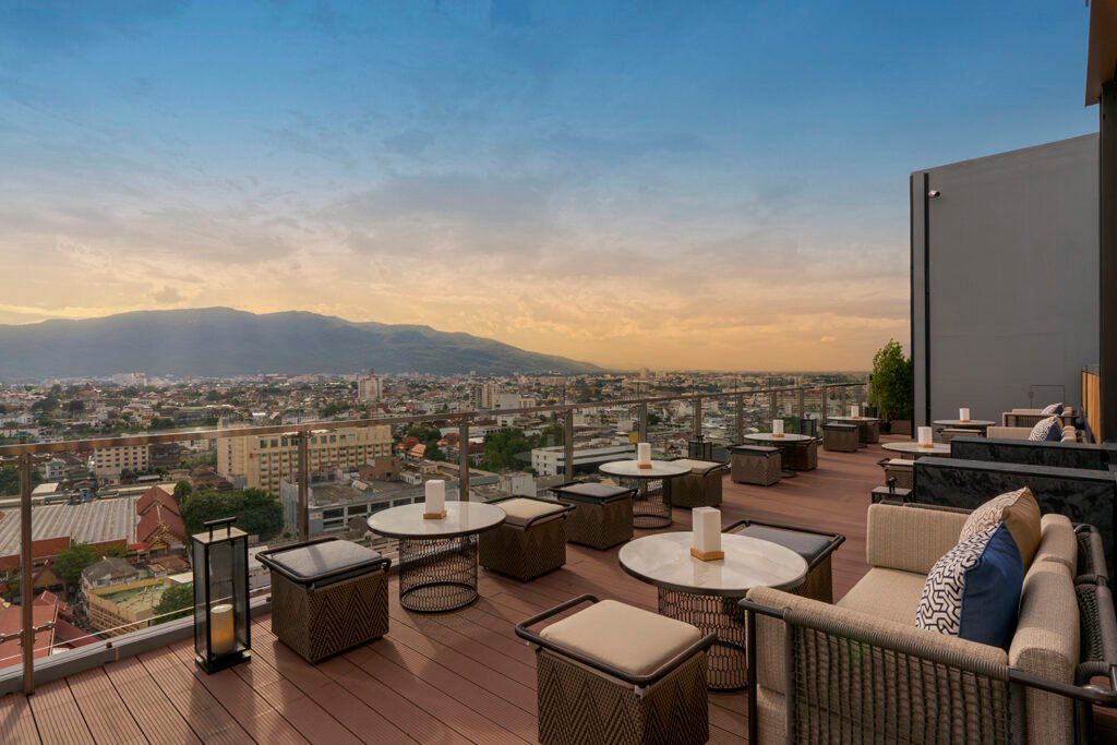 chiang mai's tallest rooftop bar to host its first 'white ...