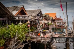 sydthailand, house, harbor