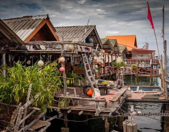 sydthailand, house, harbor