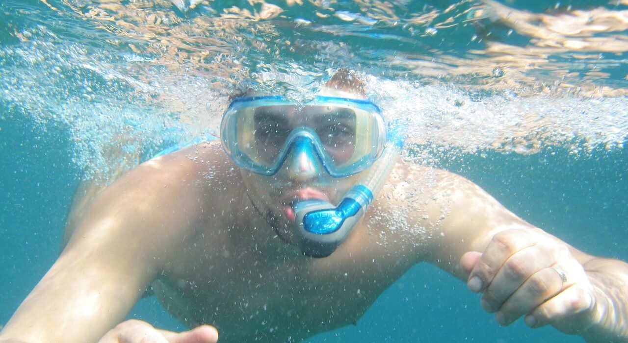 diving, snorkeling, sea