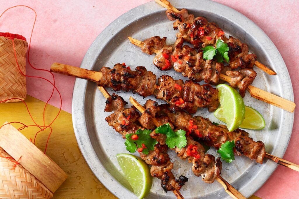 moo ping (thai grilled pork skewers) recipe
