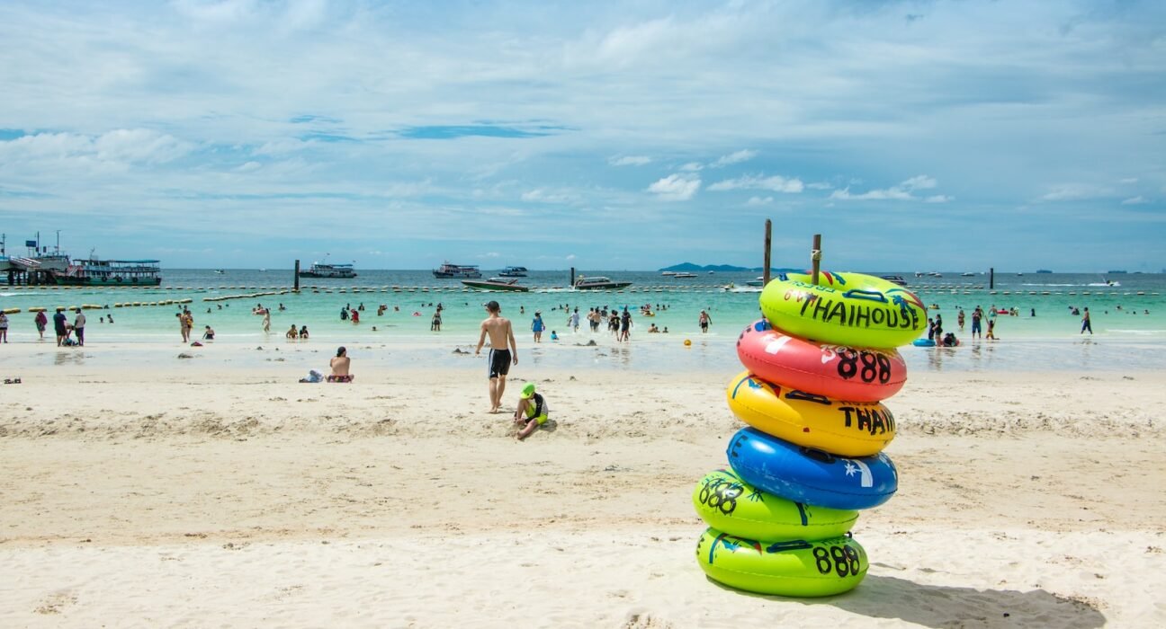 people on beach during daytime