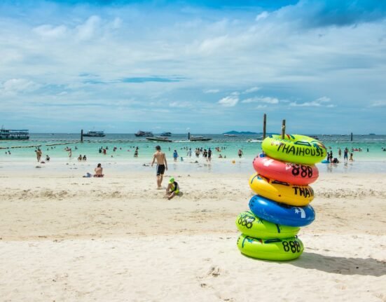 people on beach during daytime