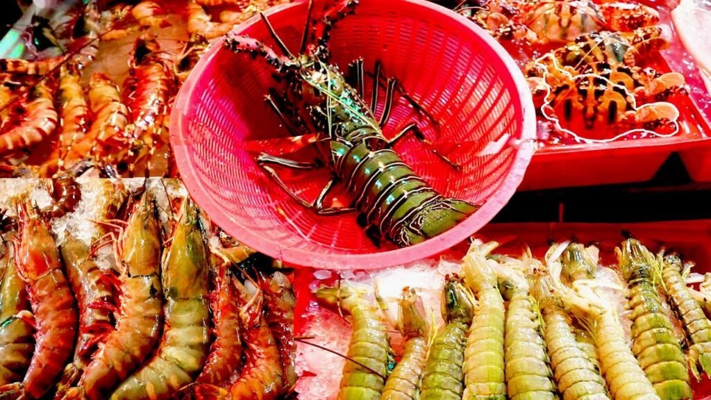 phuket food: a street food seafood feast in patong. banzaan night ...