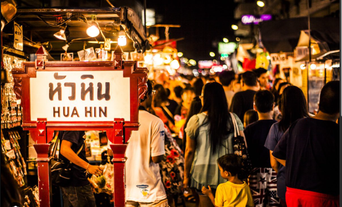 Hua Hin Night Market in Thailand