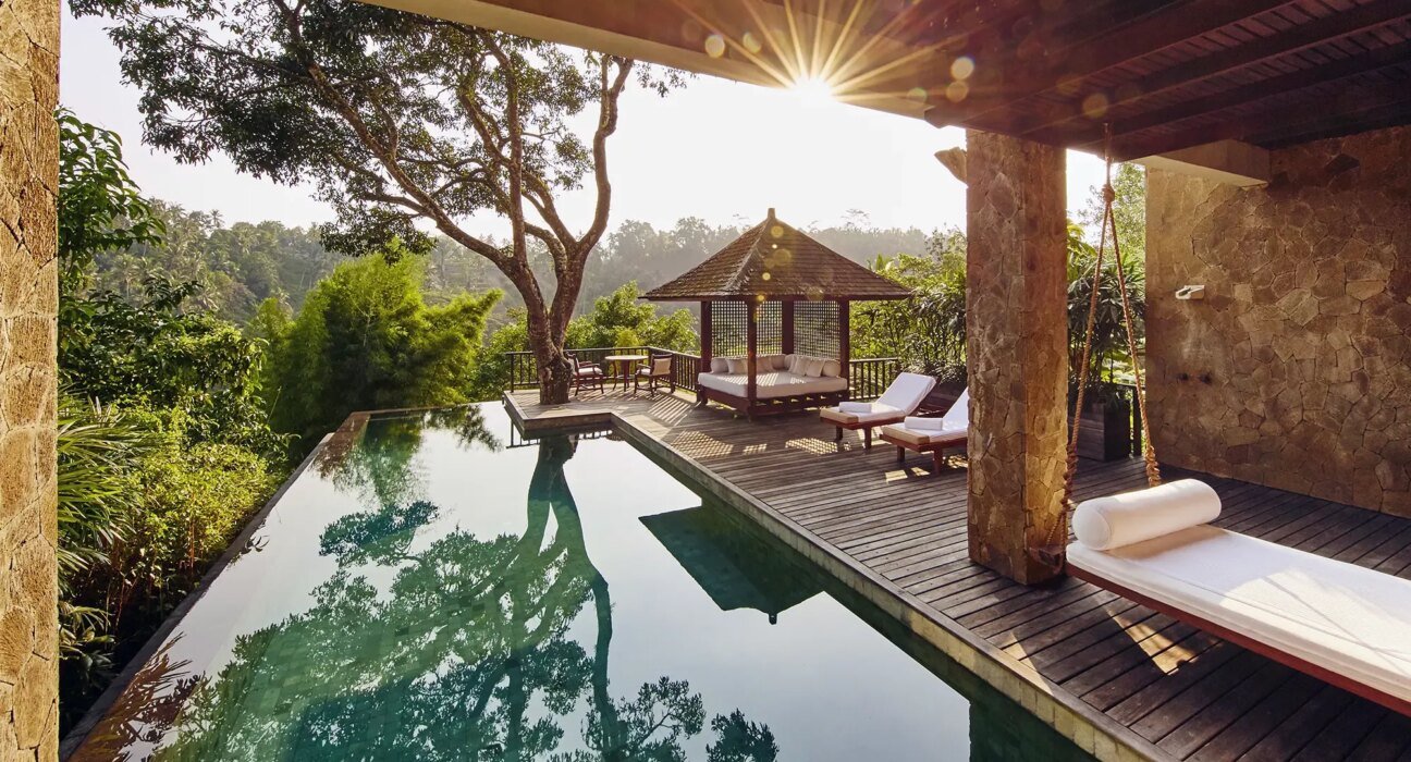 como shambhala estate, bali | luxury resort ubud | walk into luxury