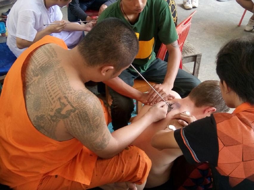 from bangkok: holy tattoo experience at wat bang phra | getyourguide