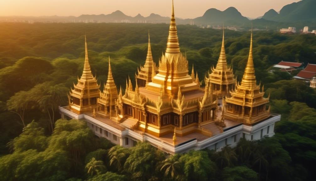 burmesischer tempel in thailand
