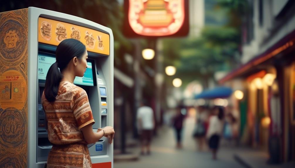 thai atms with local currency