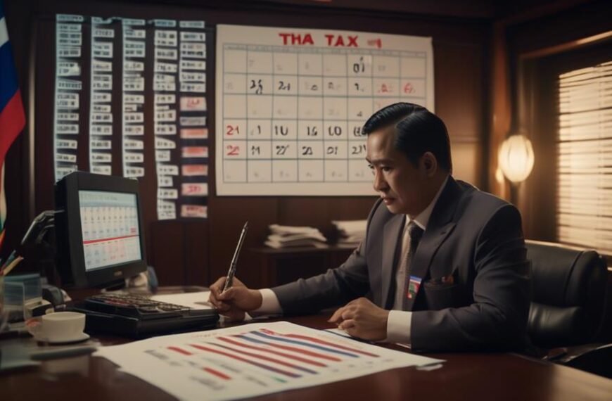 thai business submitting pnd 51 semi annual income tax return