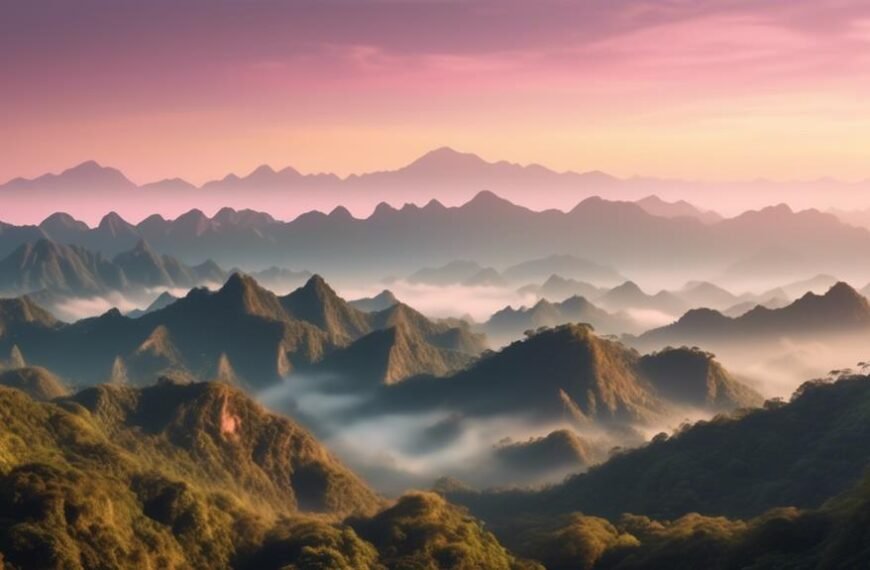 unber hrte sch nheit im phi pan nam gebirge
