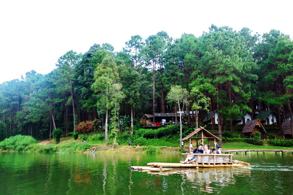 the tranquil beauty of pang ung lake |