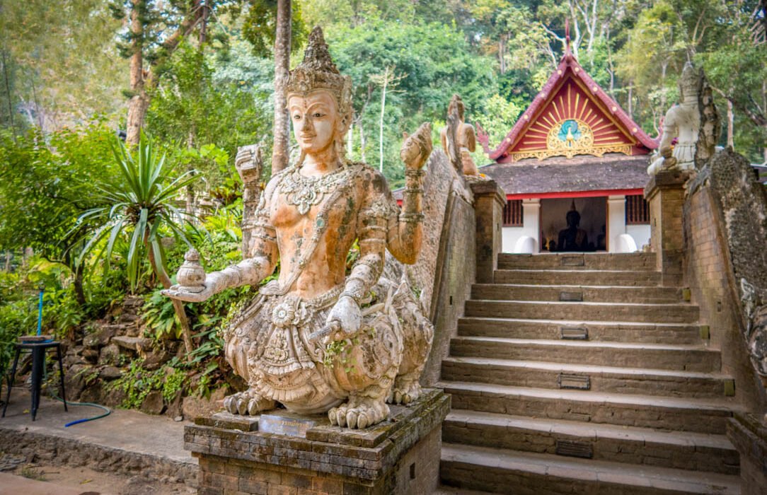 hike the monkâ€™s trail to wat pha lat: chiang mai's jungle temple