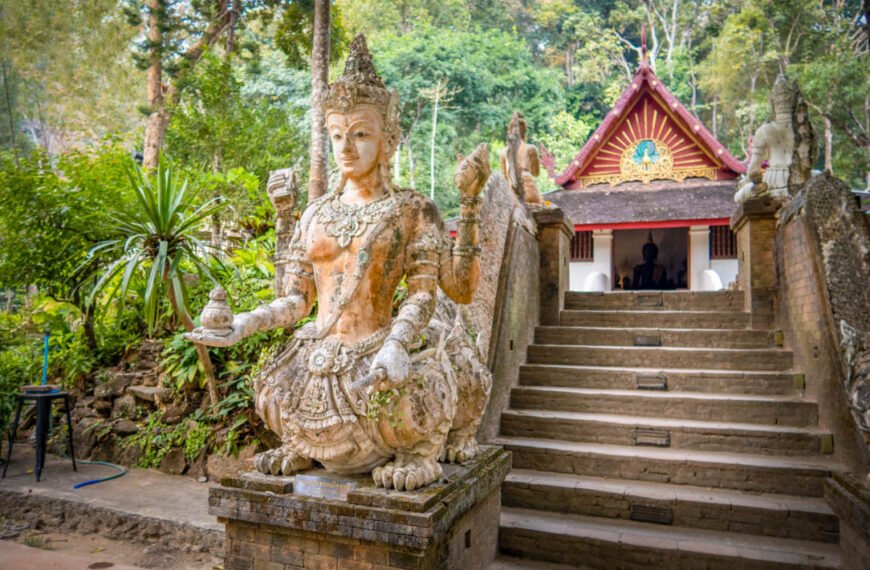 hike the monkâ€™s trail to wat pha lat: chiang mai's jungle temple
