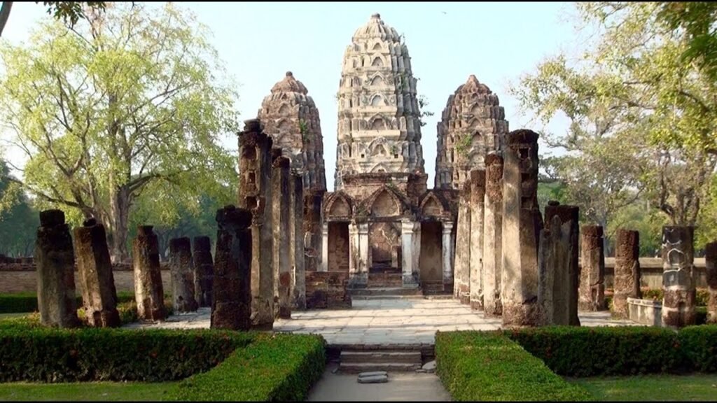 wat si sawai sukhothai historical park, thailand youtube
