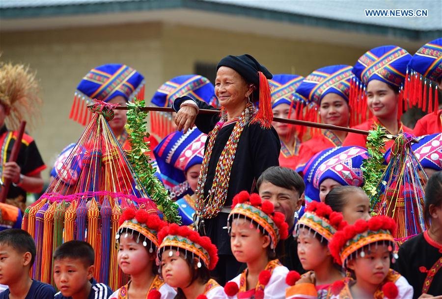 yao people celebrate zhuzhu festival in guangxi xinhua | english ...