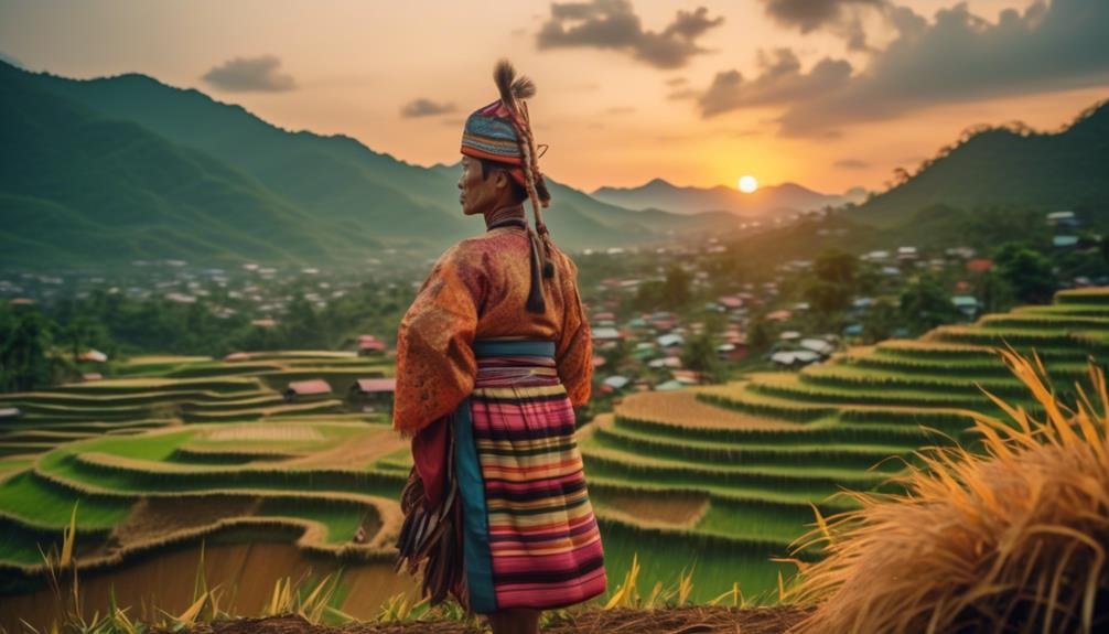 flourishing mountain tribes in majestic thai mountains
