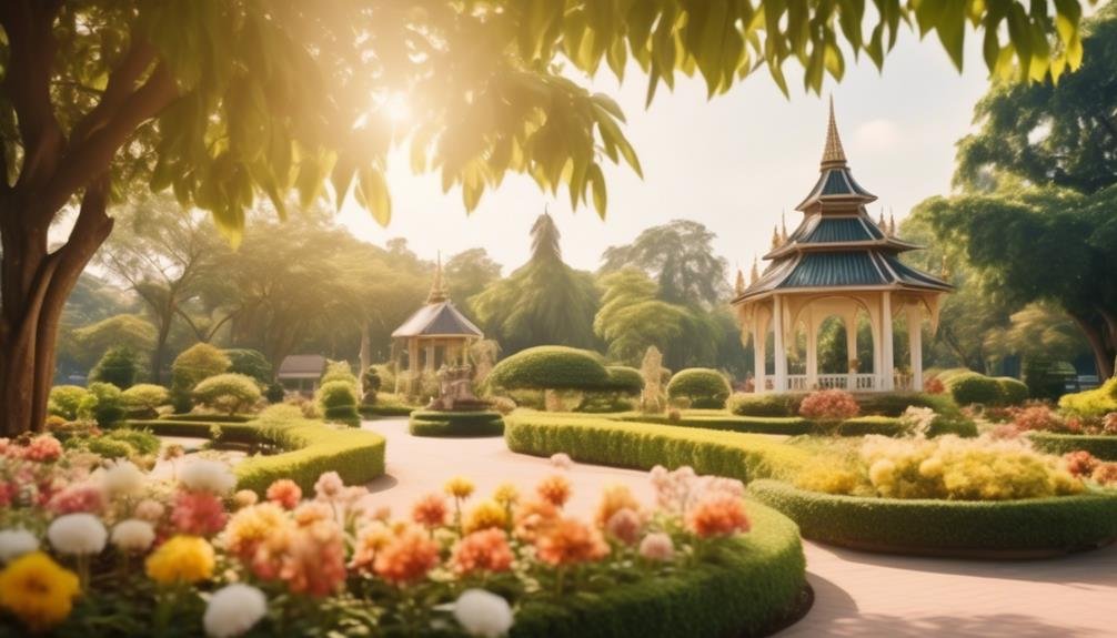 diverse international gardens
