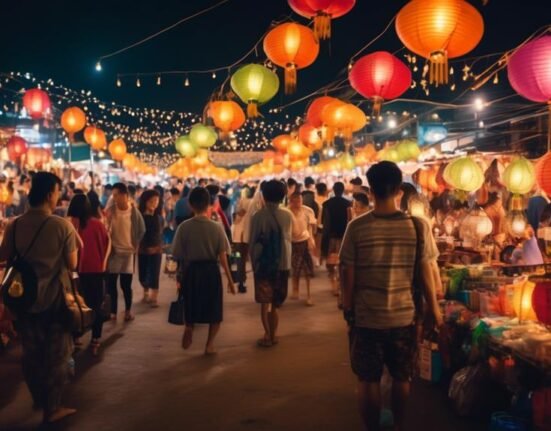 vibrant night markets in chiang rai