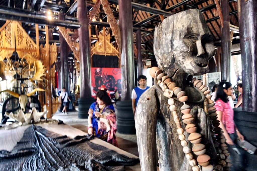 baan dam, the black house museum of chiang rai