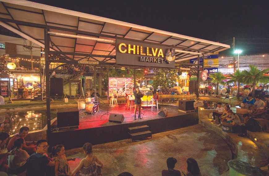 chillva market in phuket is a night bazaar that's open on weekdays