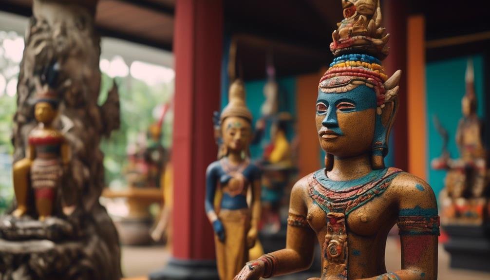 indigenous art in east pavilion