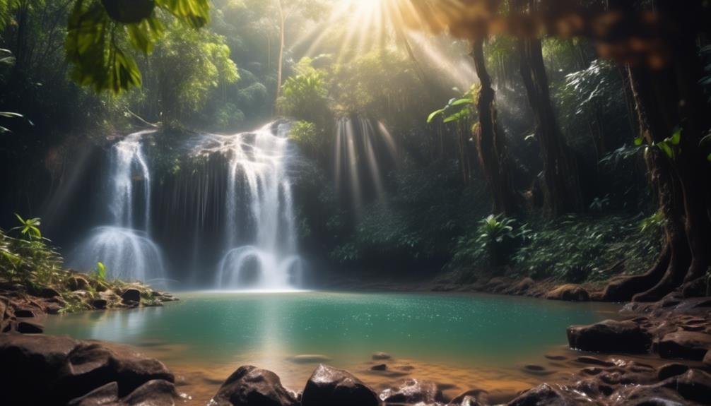 majestic waterfall wonderland