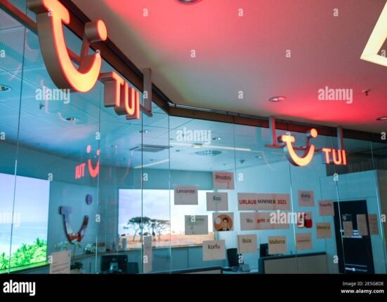 office of tui travel company hi res stock photography and images ...