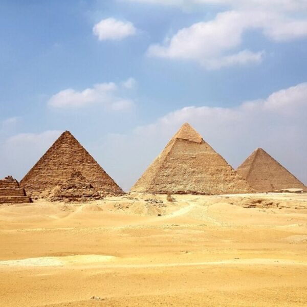brown pyramid under blue sky during daytime